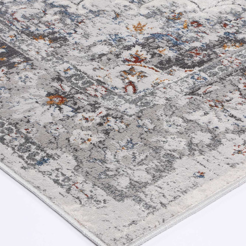 Grey Semir Power-Loomed Rug