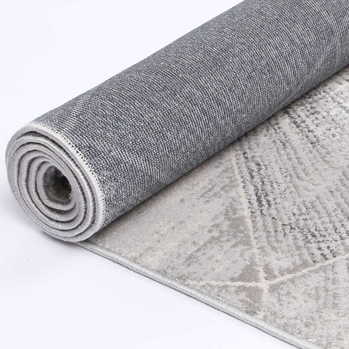 Grey Tahir Power-Loomed Rug