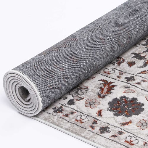 Grey Beren Power-Loomed Rug