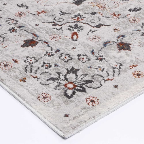 Grey Cebrail Power-Loomed Rug