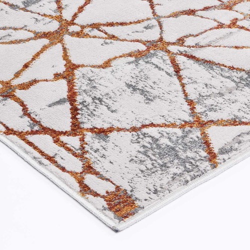 Grey Elif Power-Loomed Rug