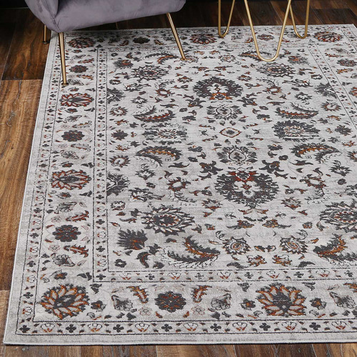 Grey Beren Power-Loomed Rug
