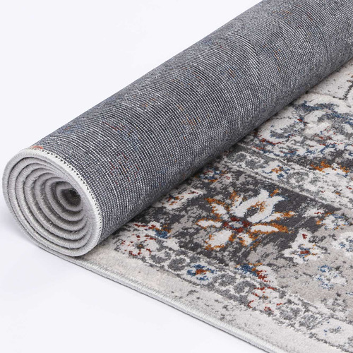 Grey Semir Power-Loomed Rug