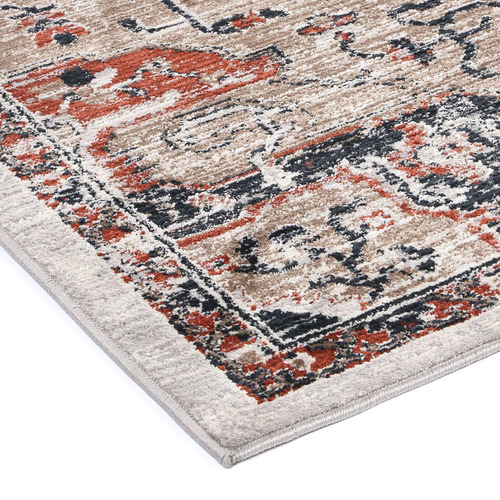 Light Grey Esra Power-Loomed Rug
