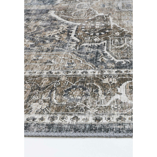 Ash Vintage Kendra Power-Loomed Cotton Rug