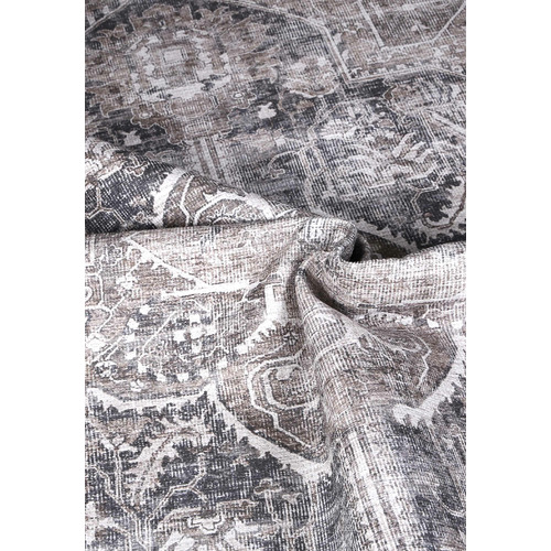 Ash Vintage Kendra Power-Loomed Cotton Rug