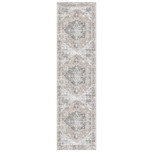 Blush Cezanne Power-Loomed Cotton Rug