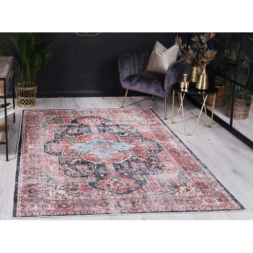 Vintage Kendra Power-Loomed Cotton Rug