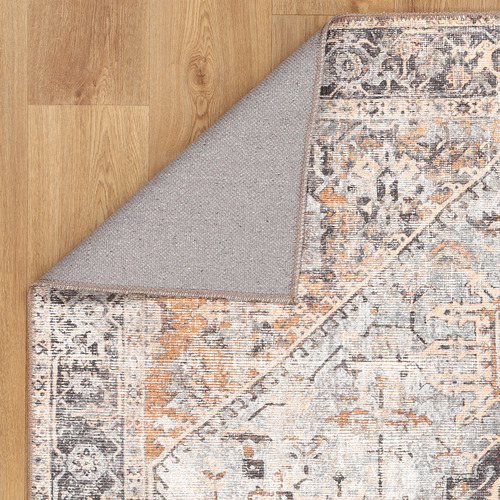 Lifestyle Floors Manisa VintageStyle Machine Washable Cotton Rug
