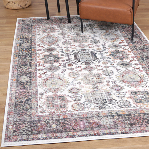 Cream Elpis Power-Loomed Rug