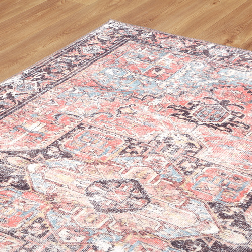 Lifestyle Floors Jasminka Machine Washable Cotton Rug Temple & ster