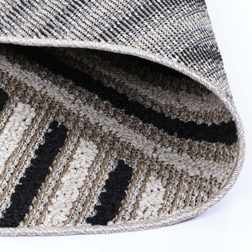 Lifestyle Floors Taupe Kalani Round Indoor/Outdoor Rug Temple & ster