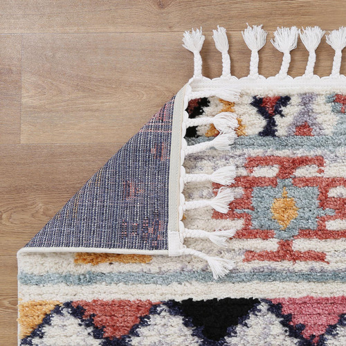 Multi-Colour Naz Boho Moroccan Rug