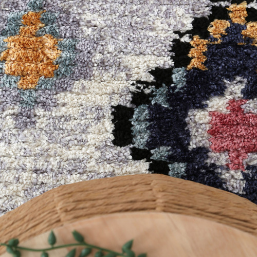 Multi-Colour Alyra Boho Moroccan Rug
