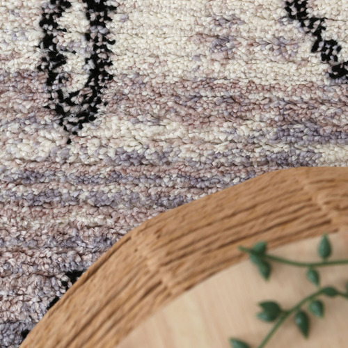 Grey Nador Boho Moroccan Rug