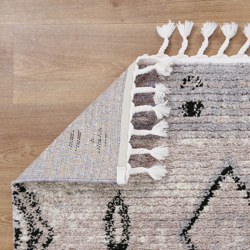 Grey Nador Boho Moroccan Rug