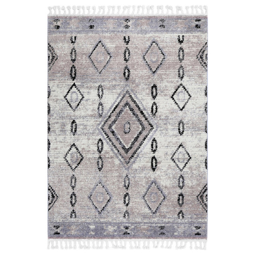 Grey Nador Boho Moroccan Rug