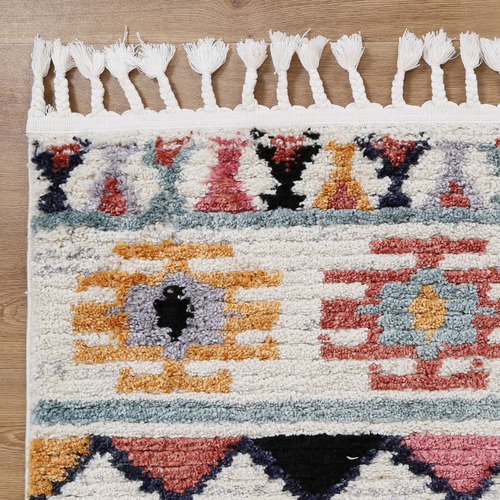 Multi-Colour Naz Boho Moroccan Rug