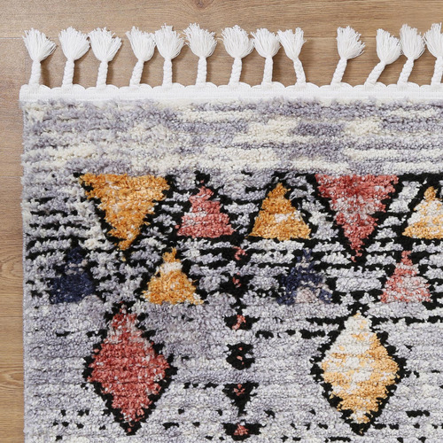 Multi-Colour Yara Boho Moroccan Rug