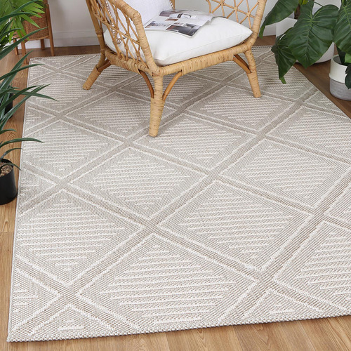 Lelepa Kenilorea Flat Weave Indoor/Outdoor Rug | Temple & Webster