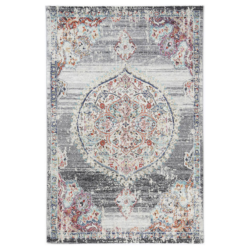 Grey Hollow Power-Loomed Rug