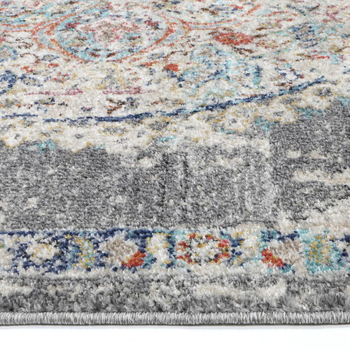 Grey Hollow Power-Loomed Rug
