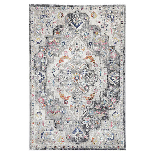 Grey Alexander Power-Loomed Rug