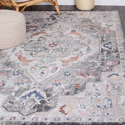 Grey Alexander Power-Loomed Rug