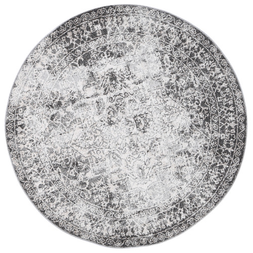 Carine Power-Loomed Round Rug