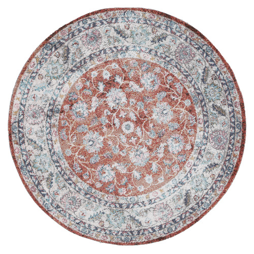 Luda Power-Loomed Round Rug