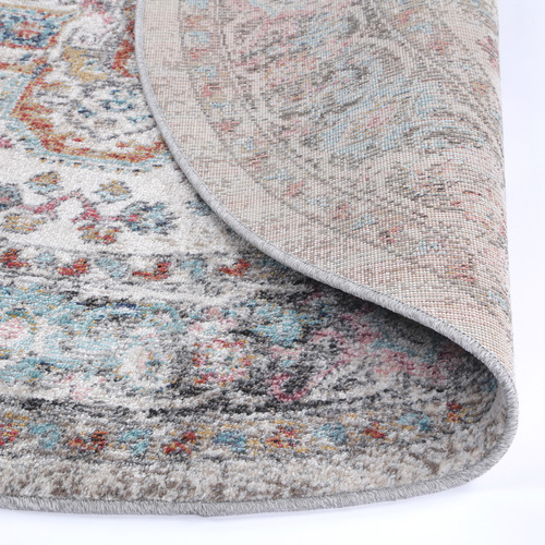 Yanet Power-Loomed Round Rug