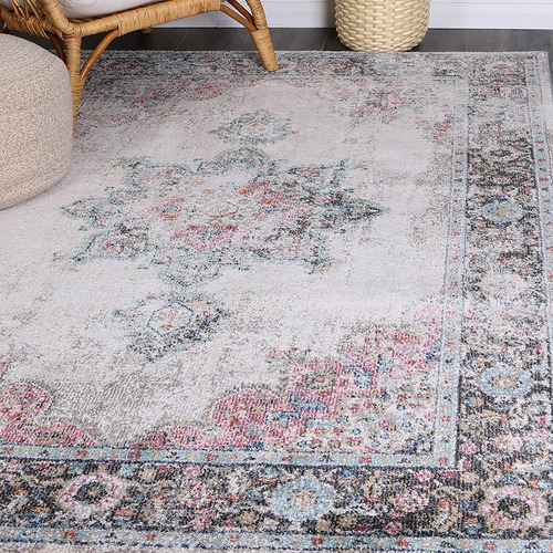 Cream Brentwood Power-Loomed Rug
