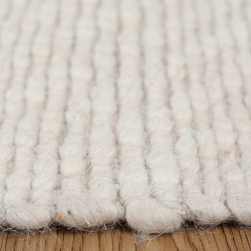 Ivory Gabbro Hand-Braided Wool-Blend Rug