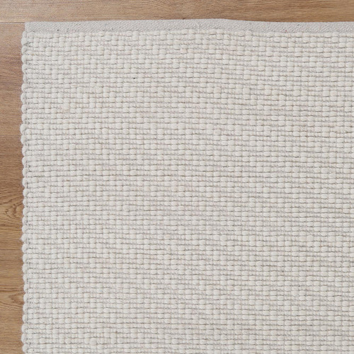 Lifestyle Floors Ivory Gabbro Hand-Braided Wool-Blend Rug
