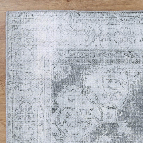 Grey Chaldean Isin Power-Loomed Rug