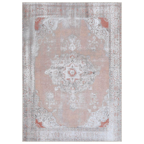 Terracotta Chaldean Isin Power-Loomed Rug