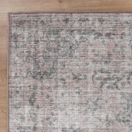 Rust Chaldean Tuttul Power-Loomed Rug