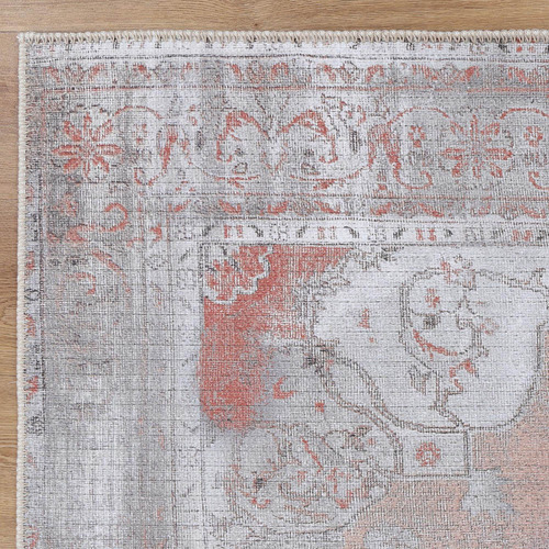 Terracotta Chaldean Isin Power-Loomed Rug