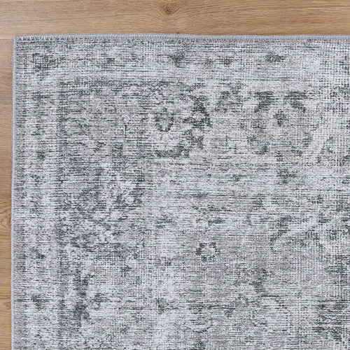 Grey Chaldean Tuttul Power-Loomed Rug