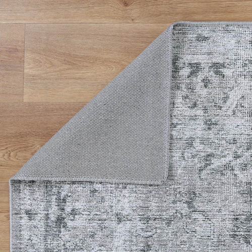 Grey Chaldean Tuttul Power-Loomed Rug