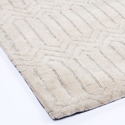 Cream Bettina Hand-Tufted Rug | Temple & Webster