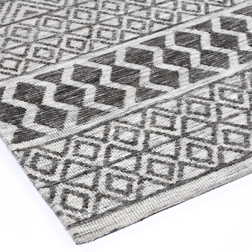 Grey Amritsar IV Hand-Tufted Cotton-Blend Rug