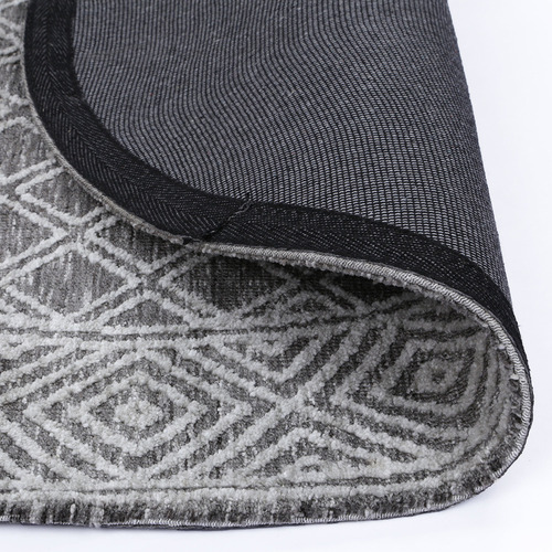Grey Amritsar I Hand-Tufted Cotton-Blend Round Rug