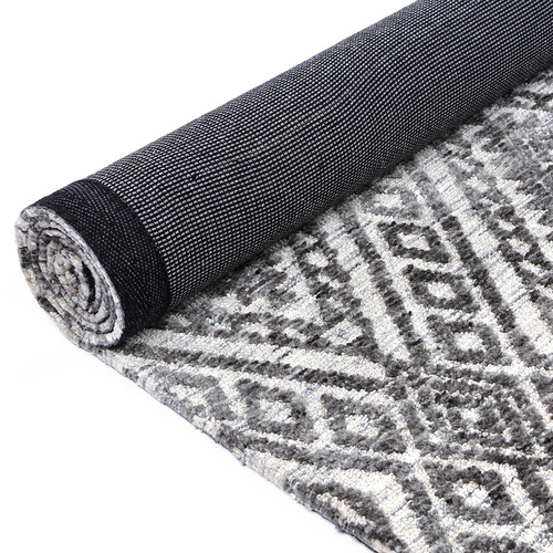 Charcoal & Beige Amritsar V Hand-Tufted Rug