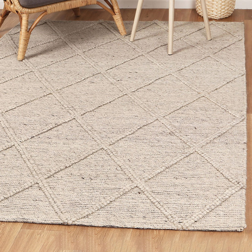 Lifestyle Floors Ash Harsha Hand-Tufted Wool-Blend Rug | Temple & Webster