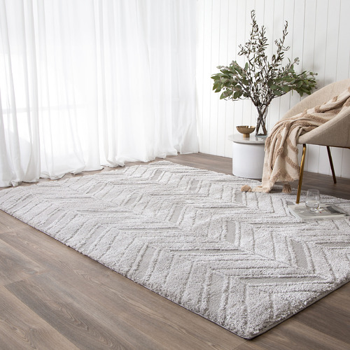 Silver Hanno Turkish Shag Rug