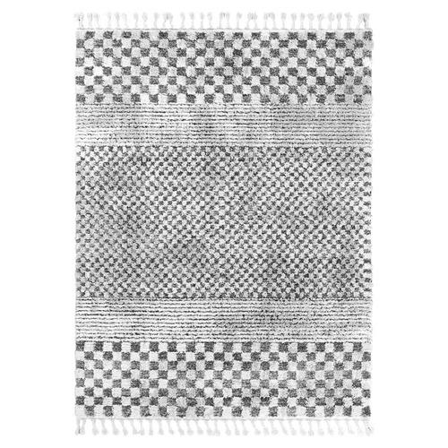 Grey Uvita Gambit Power-Loomed Rug