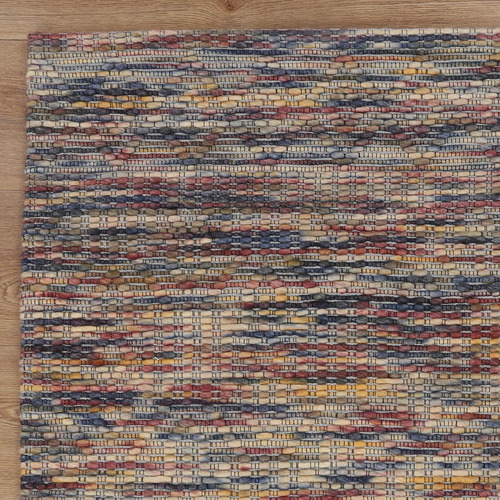 Lifestyle Floors Avoca Geometric I HandKnotted WoolBlend Rug Temple