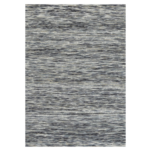 Grey Avoca Lattice Wool Rug