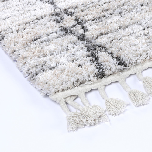 Beige Ana Shaggy Entwined Rug